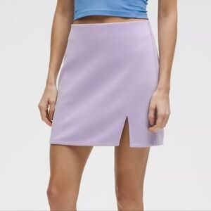 NWT Lululemon Softstreme High-Rise Mini Skirt Lavender Frost Size XXS (Size 2)
